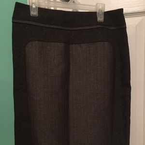 The Limited Pencil Skirt Brown Tweed NWT 2 Unique